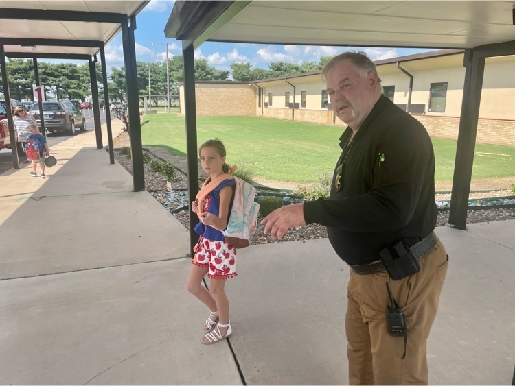 NME SRO, Mr. Hunter helps students load