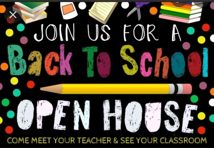 open house and back to school invitation