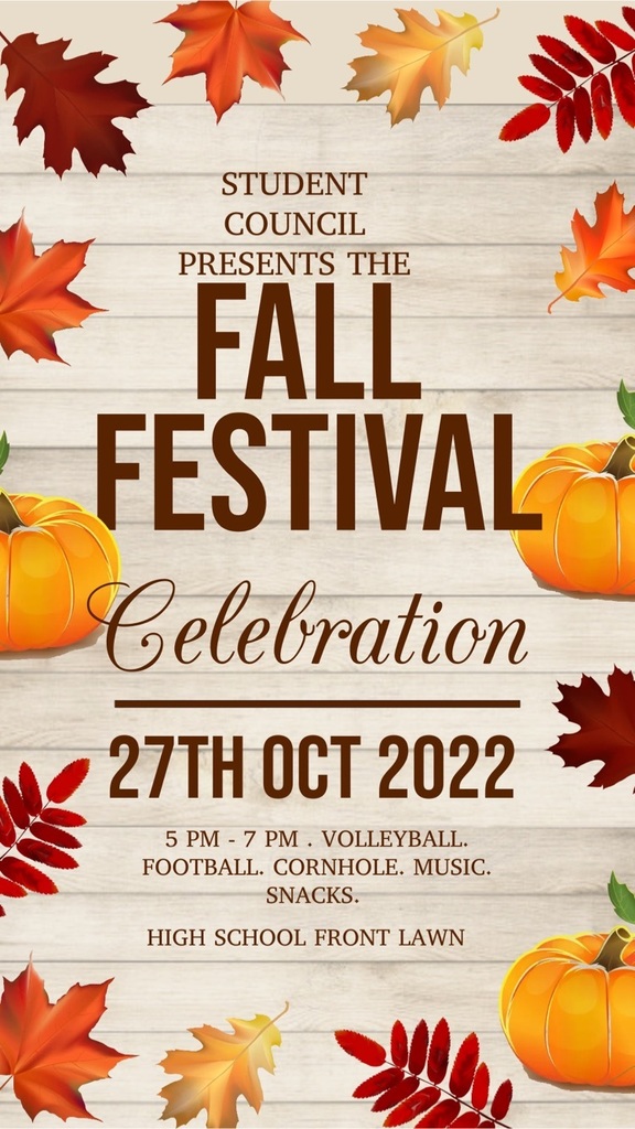 fall festival flyer 