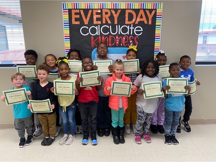 students with perfect attendance for 1st quarter 