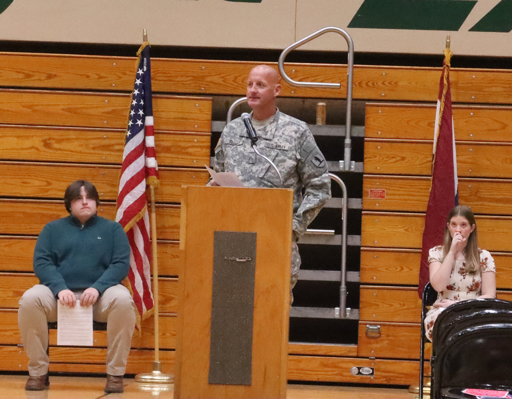 Jonathan Riggs, Veteran's Day guest speaker