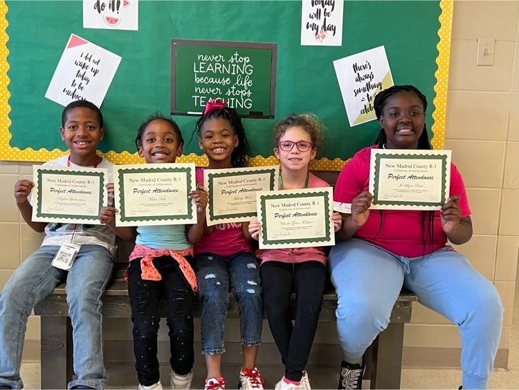 CONGRATULATIONS to these NME STUDENTS, they had PERFECT ATTENDANCE for the entire 1st Quarter!